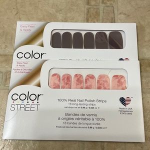 Color Street - lot of 2 - Berlin to Win It & Blushing Rose Quartz - sealed
